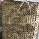 Water Hyacinth Double Laundry Hamper | Laundry-hamper